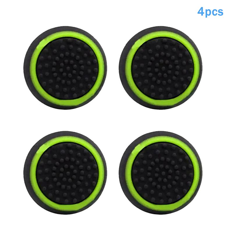 New 4Pcs Set Controller Thumb Silicone Stick Grip Cap Cover,Various Colors,Universal For Various Game Controllers