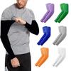 1Pair UV Sun Protection Arm Sleeves Breathable Quick Dry For Cycling Sport Sleeve Ice Fabric Sun Protection Sports Compression