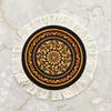 1PC Multi-Use Heat-Resistant Coaster Artisanal Round Durable Mat Non-Slip Ethnic Style Bohemian Coffee Washable 10cm