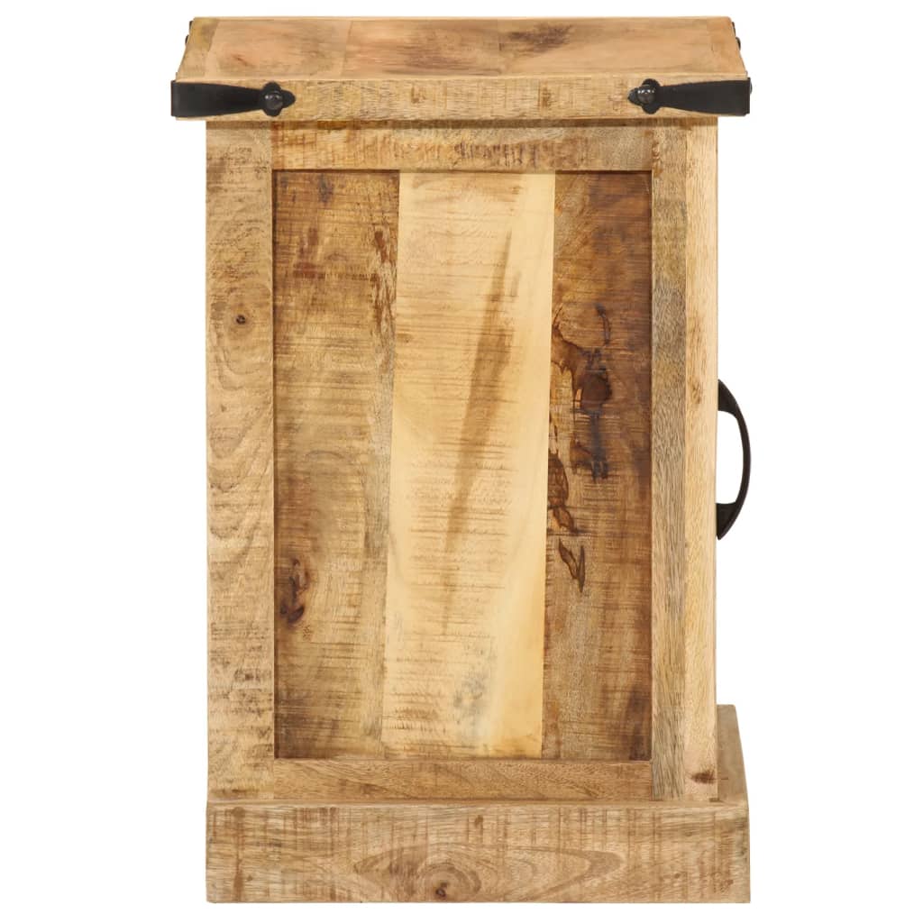 Nightstand 40 X 35 X 50 Cm Solid Mango Wood