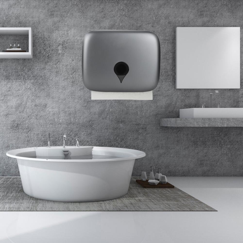 Nástěnný dávkovač papírových kapesníků Držák na toaletní papír Ručníky Kryt Úložný box na roli papíru pro domácnost