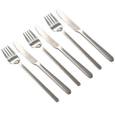Sada příborů Snail Living Cuisine De Maman pure pro 4 osoby, stříbrná, 4 nože + 4 vidličky, korejské oblíbené nádobí