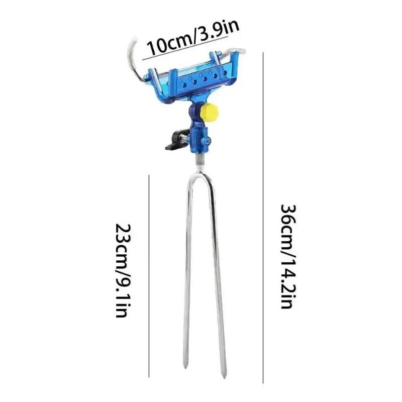 New 1Pc Fishing Rod Ground Insertion Bracket With Rod Drop Lock And Rod Lift Unlock Available The Frame Head Is Deta
