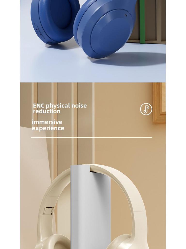 M5 Wireless Bluetooth Headset: Stereo Foldable Head-Mounted Headphones with Card Slot Gift