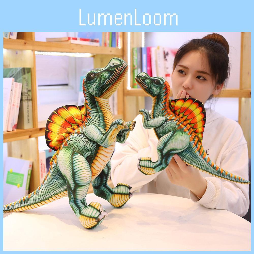 Brinquedo Pelúcia Dinossauro Espinossauro Boneca de Pelúcia Animal Decoração Presente Fofo Crianças