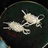 1 Pair White Bride Hairpin Stylish Wedding Headdress French Style Bridal Hair Clip  Hair Accessories