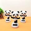 Car Dancing Doll Cartoon Swinging Panda Doll Ornament With Solar Panels Bobblehead Decorative Auto Interior Decoration