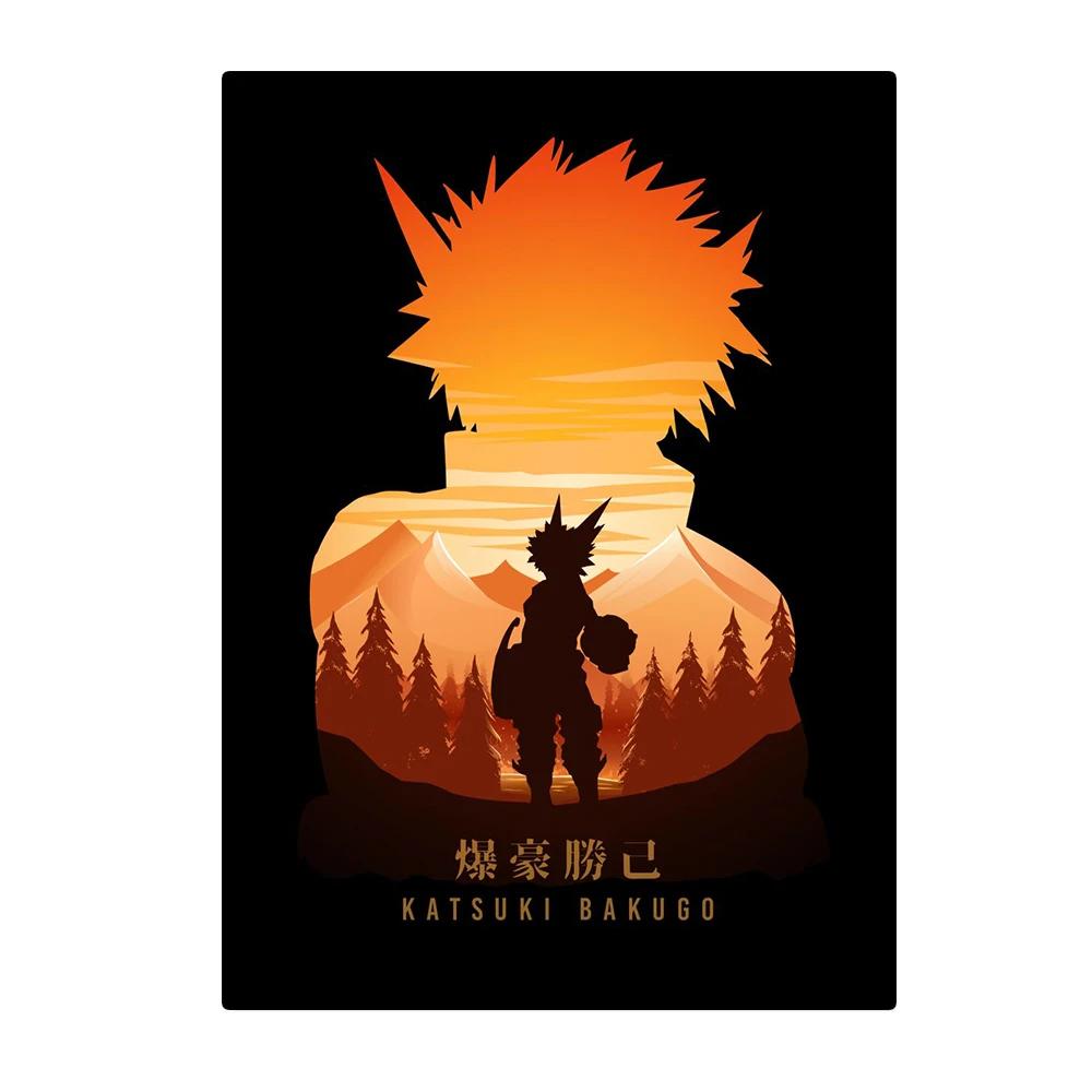 Japanese Classic Anime Poster Picture Prints Canvas Painting Bedroom Living Room Decor Wall Art Vintage Mural Without Frame