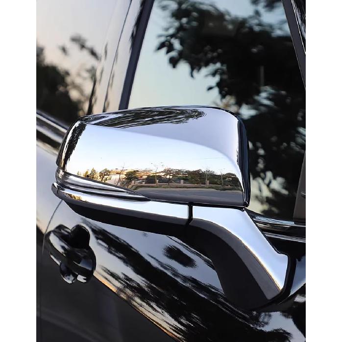 Car Accessories Exterior Rear View Mirror Side Molding Cover Trims (Chrome) Fit for Toyota RAV4 2019 2020 2021 2022 2023 ABS 6 PCS