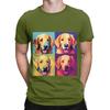 art golden retriever dog Novelty 100 Cotton TShirt gloden retirever Tees Tops For Unisex