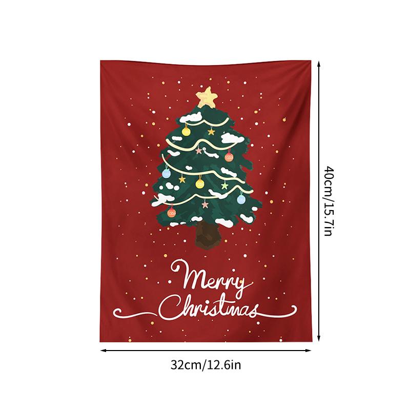 Christmas Decorative Hanging Tapestry Room Backdrop Photo Props Wall Tapestry Xmas 2025 New Year Hanging Cloth
