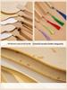 Thiened Blank Xuan Paper Calliaphy Fan DIY Material Kit Hand-Painted Cultural Creative Fan round ape Bamboo Frame