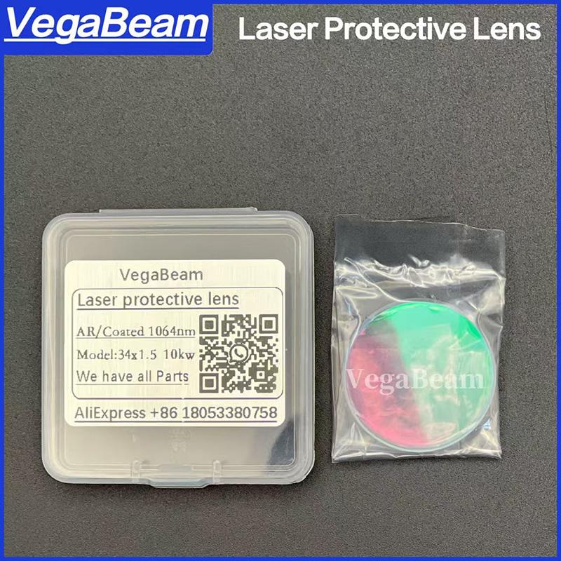 10 PCS set Raytools Original Protective Lens 37x7mm Laser Optical Protection Windows 27.9x4.1mm 211LCG0020 Fiber Cut Head Parts