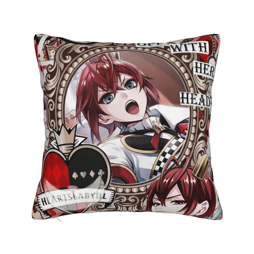 Printed Twisted Wonderland Idia Shroud Pillowcase Cushion Cover Decoration Ignihyde Game Pillow Case Cover Home Drop Shipping