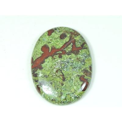 32X46X06 MM Natürlicher Drachenjaspis Ovale Form Cabochon Loser Edelstein 94 Karat. SY-497