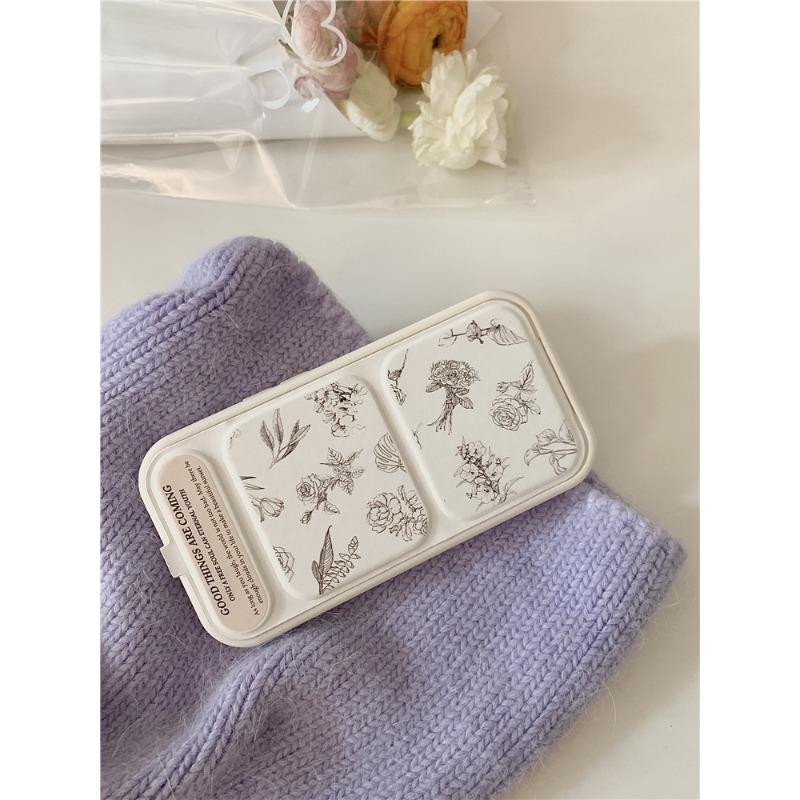

Sketch Flower Flip Folding Stand for Apple 14 Phone Case for IPhone16ProMax New Model 15/13 For iPhone 16 Pro Max
