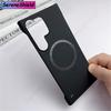 Luxury Ultra Thin Frameless Magnetic For Magsafe Case For Samsung S26 S25 Edge S24 S23 Ultra S22 Plus S21 FE Slim Hard Matte Cap