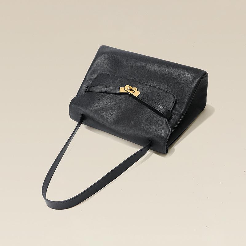 Women's Leather Bag, Wilderness Wind Commuter Versatile Portable Shoulder Messenger Bag, Large Capacity Cowhide Tote Bag