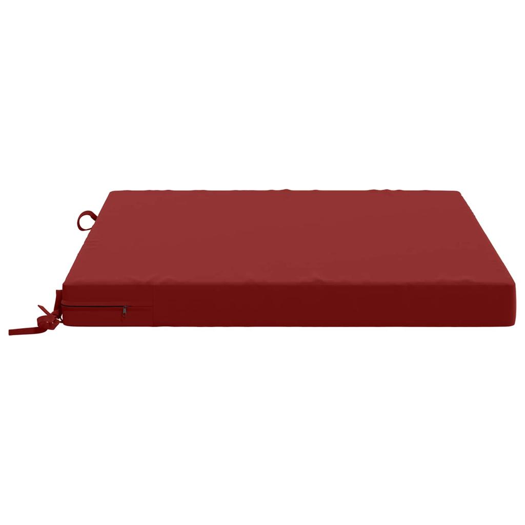 4 Piece Seat Cushions SOEST 4 Pcs. 100percent Polyester Wine Red