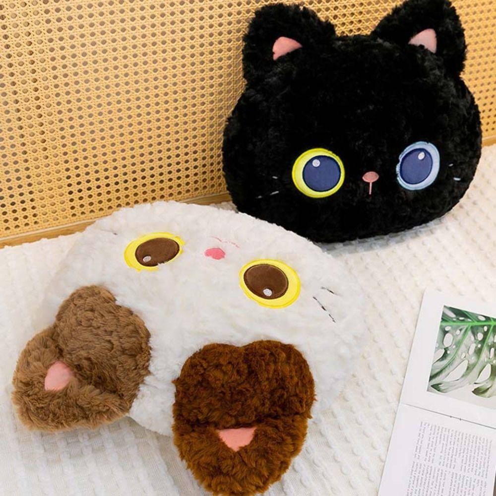Home Decoration Plush Cat Cushion Bedroom Sofa Cat Throw Pillows Headboard Cushion