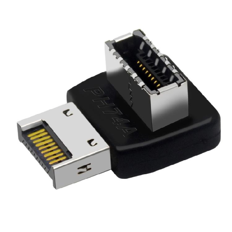 USB 3.1 Type E Adapter 90 Degree USB Type E Adapter Computer Motherboards