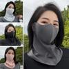 Innovative Eis-Seiden-Nackenmaske für Damen mit UV-Schutz und kühlendem, atmungsaktivem Design für Sonnenschutz