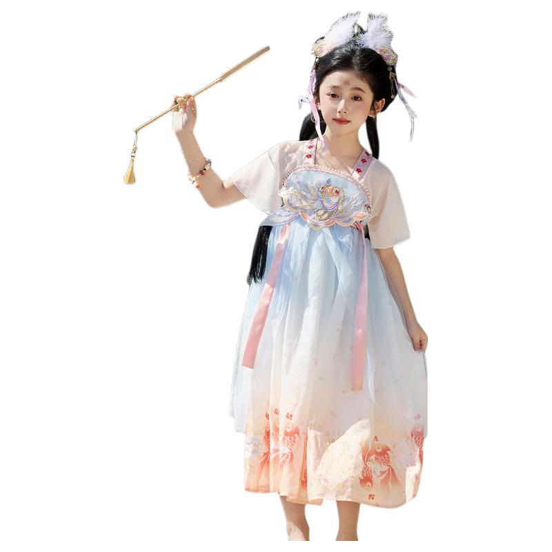 ASK JUNIOR Girls Qixiong Ruqun Hanfu Dress S