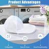 1PC Baseball Cap Washing Cage with Mesh Bag,Durable Hat Washer for Washing Machine, Washing Rack for Shape Protection