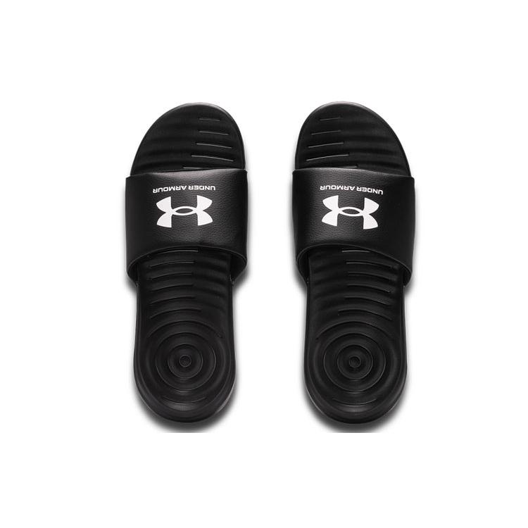 Under Armour Ansa Fixed Slide 'Black White' 3023761-004