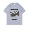 Bombardiro Crocodilo Funny Crocodile Plane Bomber Meme Graphic T-shirts Men Hilarious Humor Brain Rot Tops 100% Cotton T Shirts