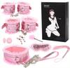 Bdsm Lace Set Light 8 Pieces Pink - Generic - SM Kit