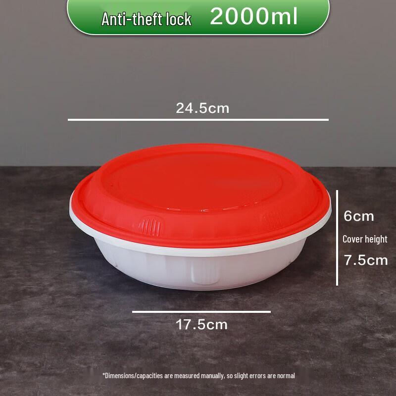 Disposable Round Plastic Takeout Container