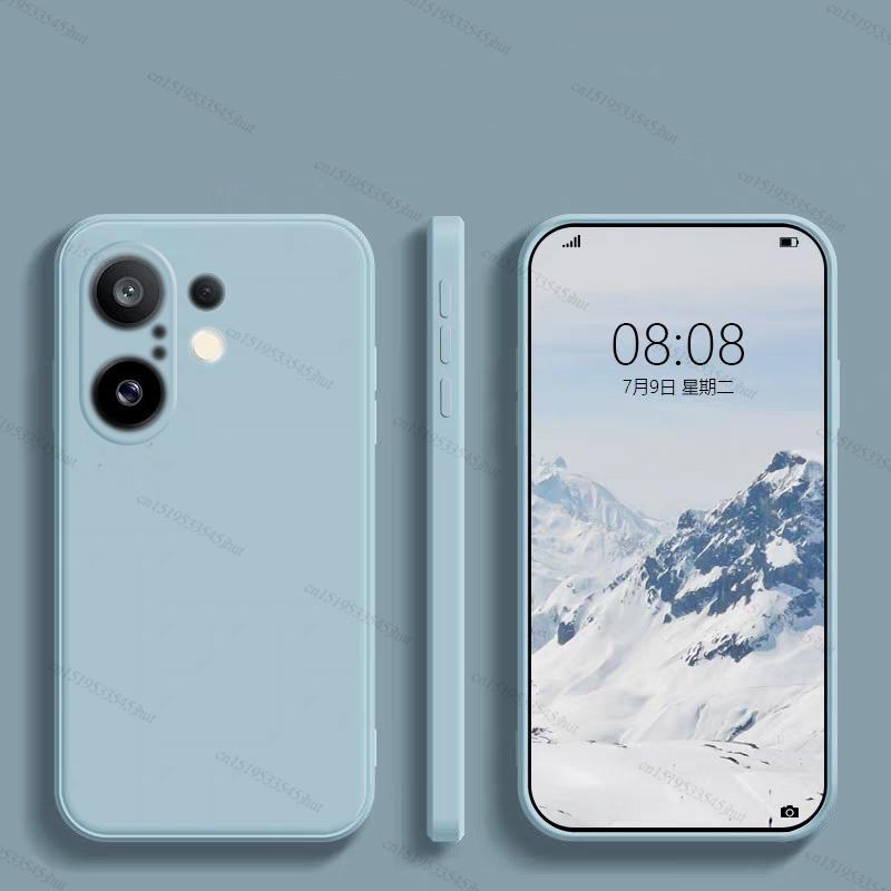 For Vivo S30 Pro Mini Case Soft Original Liquid Silicone Phone Case Vivo S30 Pro Mini Funda TPU Back Cover For Vivo S30 Pro Mini