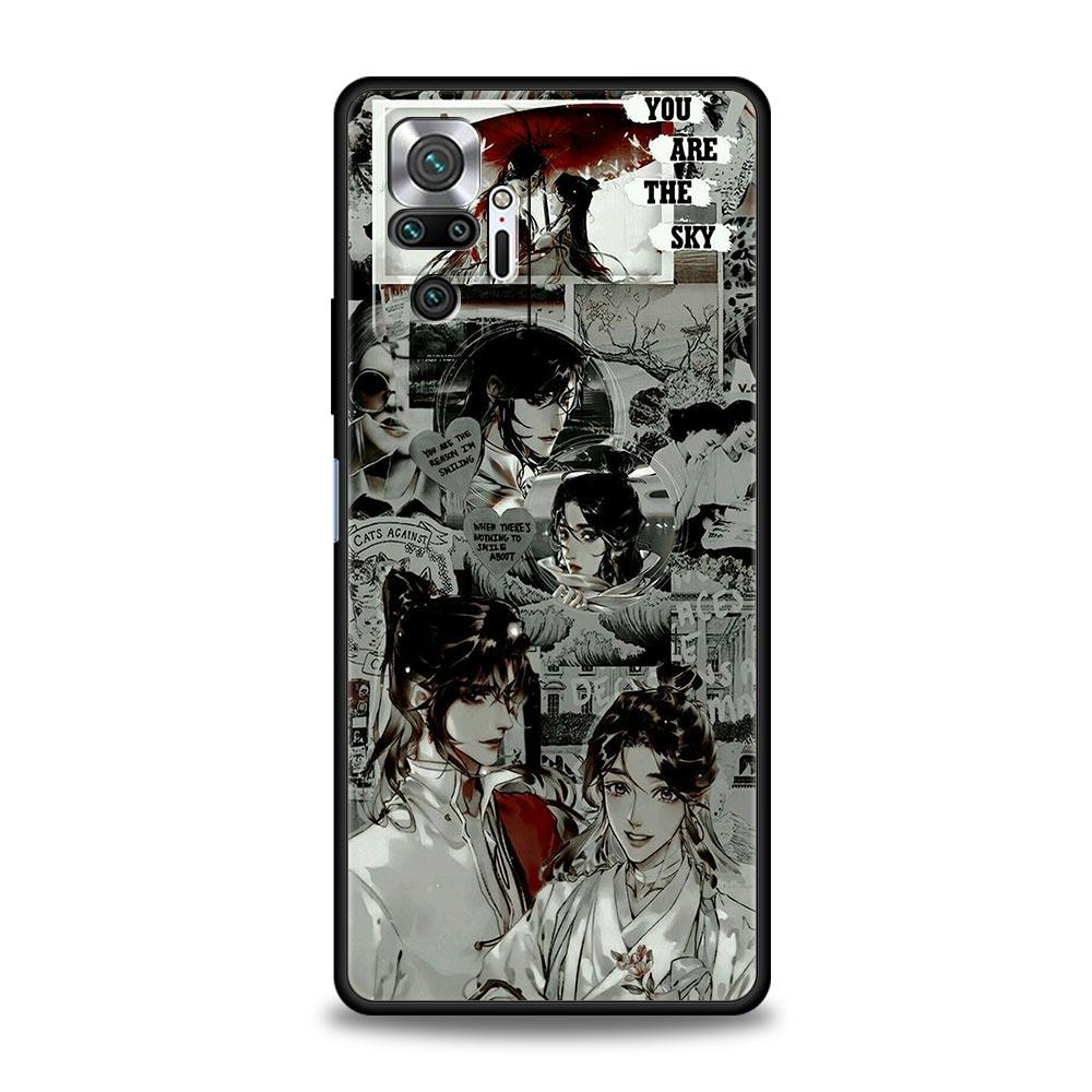 Heaven Official's Blessing Phone Case For Xiaomi Redmi Note 13 12 5G 11 10 Pro Plus 4G 9S 9 8 7 9T 13C 12C 10C 9C 9A Soft Cover