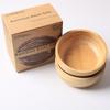 Soup Bowls Set of 2 for Dessert/Cereal/Pasta/Fruit | Natural Bamboo Serving Bowls for Nuts/Candy/Snacks/Pistachio | Charcuterie Accessories for