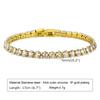 Kristall CZ Armband Wasserdicht, Tennis Handketten Armbänder Für Damen, Edelstahl Großhandel Schmuck