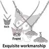 Necklace For Girl - 2pcs Kuromi Necklace,cinnamoroll Necklace Good Friend Alloy Necklace Adjustable Necklace Bracelet Set - JXLGV 25-26
