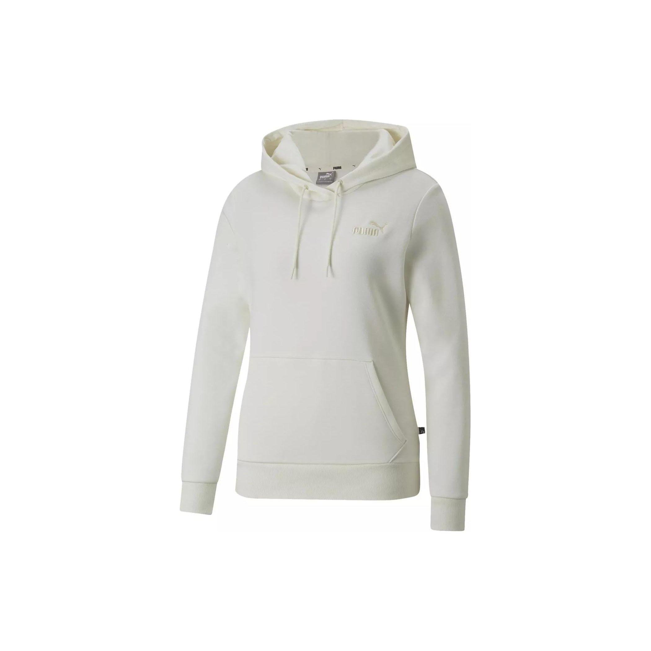 Puma Ess+ Embroidery Hoodie Women hoodies White 670004-99 XS
