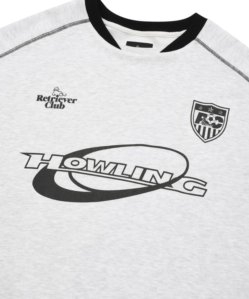 RETRIEVER CLUB Howling Soccer Crewneck [Melange Gray]