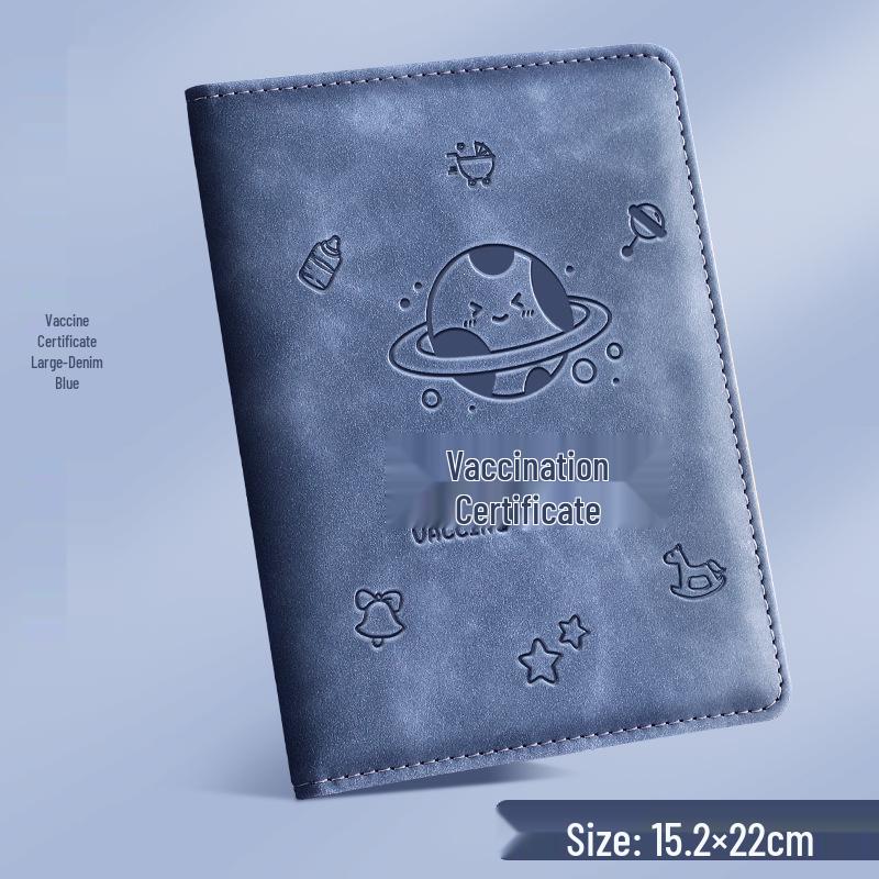 Zodiac Leather Vaccine & Birth Certificate Protective Cover 2025