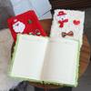Cartoon Horizontal Line Handbook Soft Journal Notebook Christmas Plush Notebook  For Children