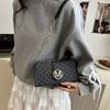 Personalized Retro Printed Shoulder Bag Women's New Trend Fashion High Sense Letter Handbag