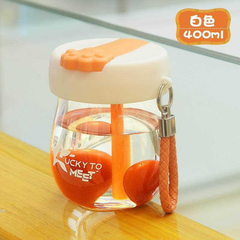 Water Bottle Summer Plastic Cup Portable Smart Cup Children's Cute Water Cup Student Cup Small Straw Cup
