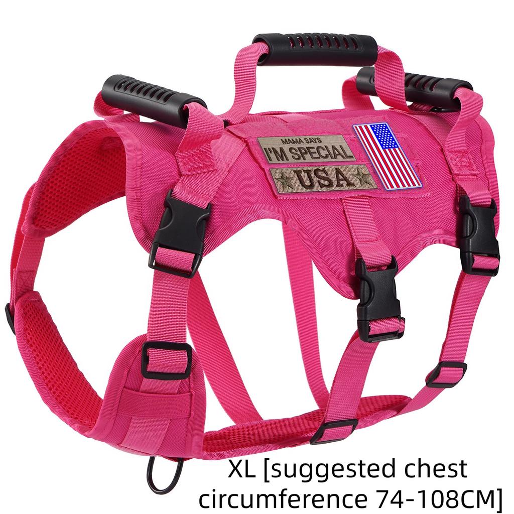 Dog Leash, Anti Slip, Explosion-proof, Nighttime Reflective, Walking Dog Chest Harness, Tactical Chest And Back For Large Dogs