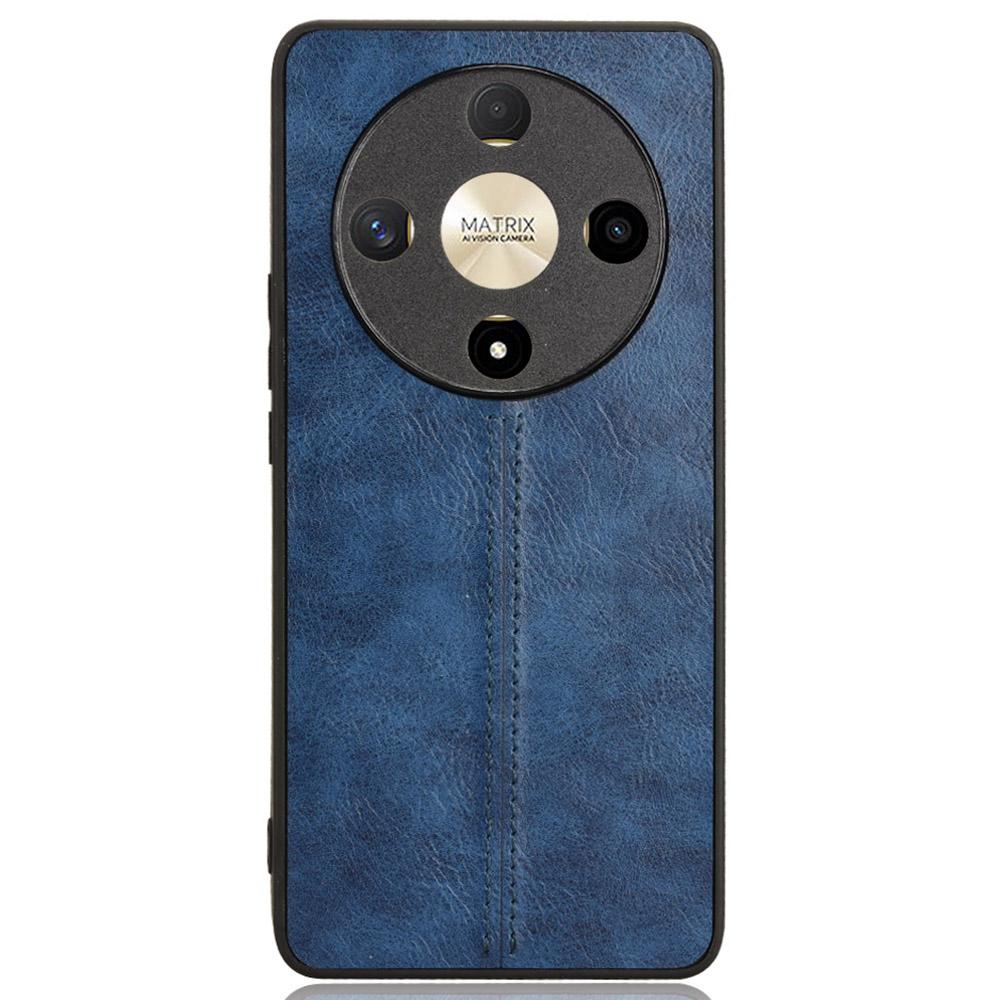 

For Honor Magic6 Lite 5G/X9b 5G Case Cowhide Texture Stitching Line Cover Red