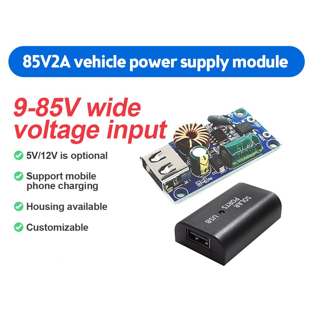 5V 2A USB Charging Board Module DC-DC Step Down Buck Converter for Car Mobile Phone Power Supply Charger