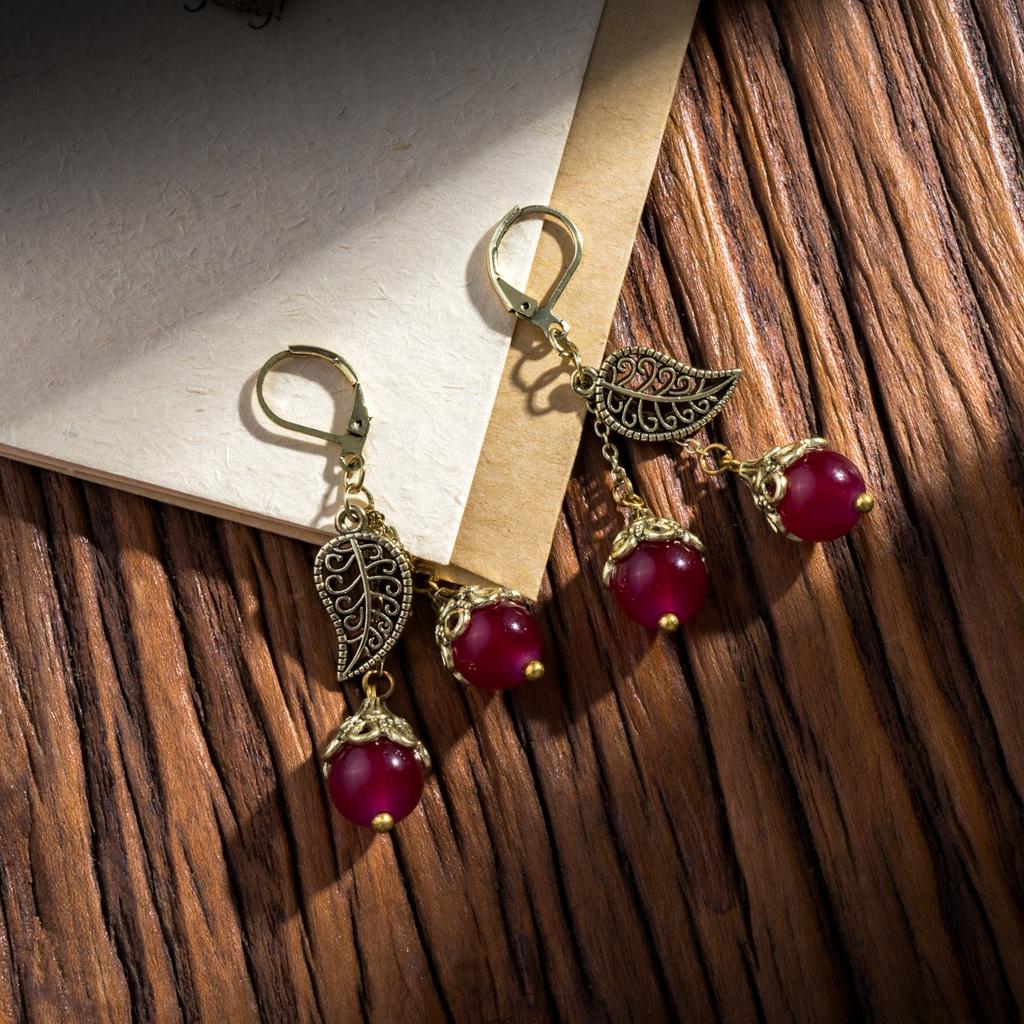 Vintage Palace Style Pendant Ladies' Earrings Victorian Style Literary Earrings Elegant And Personalized Jewelry Accessories