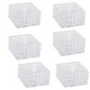 AEE4-Candle Lights 6Pcs Cube Led Tea Lights Candles Electric Flameless Candles Fake Home Decorations For Wedding Halloween