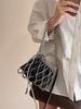 Wind Trend Pearl Crossbody Bag With Bead Embellishments For Daily Use