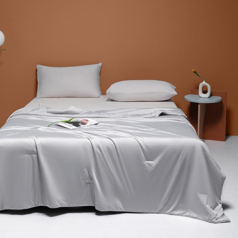 

Летнее охлаждающее одеяло, легкое шелковистое, кондиционер, однотонное одеяло, дышащее одеяло, охлаждающее одеяло 200x230 cm L